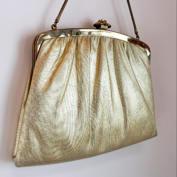 1950s gold Andes Vintage purse - Picture 2 of 7